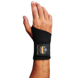 Ergodyne Black Ambidextrous Single Strap Wrist Su 670
