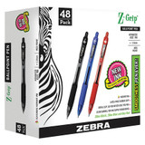Zebra Pen Pen,Zgrip,Bp,Rt,1.0,Ast,4Dz,PK48 22048