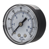 Pic Gauges Pressure Gauge,General Purpose,2" Dial SEP-102D-204F-BSPT