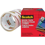 Scotch Tape,Book,Trans,4"X15yd,Cl 8454