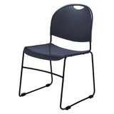 National Public Seating Commercialine Compact Stack Chair,Navy 855