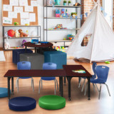Regency Kee 48" x 30" Height Adjust Table,Mahoga MT4830MHAPBK45NV
