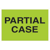 Tape Logic Label,Partial Case,2x3" DL1124