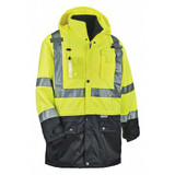 Glowear by Ergodyne Hi Vis Thermal Jacket Kit,Lime,2XL 8388