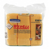 Wypall Cloths,Microfiber,Wypall,Yellow,PK6 83610