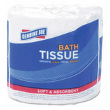 Genuine Joe Embossed Roll Bath Tissue4"X4",PK80 GJO2508080