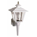 Nuvo Outdoor Wall Fixture,1L,17",White SF77-897