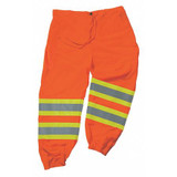 Glowear by Ergodyne Class E Two-Tone Pants,L/XL,Orange 8911