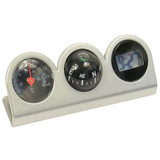 Custom Accessories Clock Compass,with Thermometer,Combo 11159