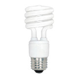 Satco Bulb,CFL,13W,T2,Medium Base,Spirals,PK4 S6238