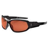 Skullerz by Ergodyne PLZ Safety Glasses/Goggles, Blk/Copper LOKI-PZ