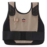 Chill-Its by Ergodyne Cooling Vest and Pack,Khaki Phase Change 6215