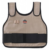 Chill-Its by Ergodyne Cooling Vest with Packs,Khaki,L/XL 6230