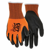 Mcr Safety Coated Gloves,Finished,Knit,XL/10,PR 92724XL