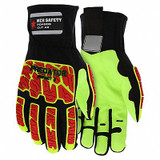 Mcr Safety Mechanics Gloves,XL,Spandex,Black,PR PD4906XL