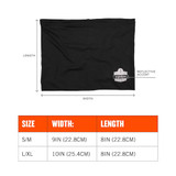 Ergodyne Cooling Neck Gaiter,Black,L-XL 6489