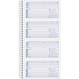 Tops Phone Message Book,5-1/2" x 11" 4003