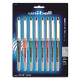 Uni-Ball Pen,Ub Visn Needle,Ast,PK8 UBC1734916