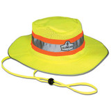 Ergodyne Lime Hi-Vis Ranger Hat,2XL/3XL 8935