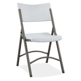Lorell Blow Molded Folding Chairs,Steel Frm,PK4 LLR62515