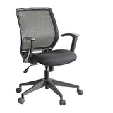 Lorell Executive Mid-Back Work Chair,Black Seat LLR84868