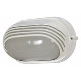 Nuvo Outdoor Wall Fixture,1L,10",White 60-522
