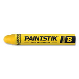 Paintstik® Original B® Solid Paint Marker, 11/16 in dia, 4-3/4 in L, Yellow 80221
