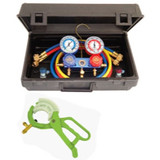 Dual R134a/R12 Manifold Gauge Set with Manual Couplers 98661-PRO