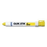 Quik Stik® All Purpose Solid Paint Marker, 11/16 in Tip, 6 in L, Yellow 61053
