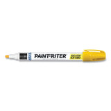 PAINT-RITER® VALVE ACTION® Paint Marker, Yellow, 1/8 in Tip, Medium 96821