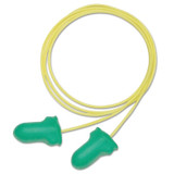 MAXIMUM LITE Disposable Earplugs, Foam, 30 dB, Green, Corded