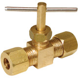 Dial 1/4 In. Brass Compression Needle Evaporative Cooler Valve 94046