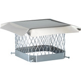 Shelter 13 In. x 13 In. Stainless Steel Single Flue Chimney Cap SCSS1313