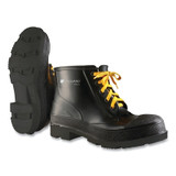 Monarch Steel Toe Ankle Boots, Lace-Up, Men's 12, Polyester/PVC, Black