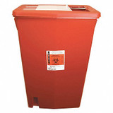 Sim Supply Sharps Container,Sliding Lid,18 gal.,Red  SRSL100938