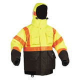 Kent Safety Flotation Jacket,Hi Vis,Deluxe,Hood,XL  151800-410-050-23