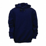 National Safety Apparel FR Hooded Sweatshirt, Navy, L C21WT03LG