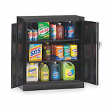 Tennsco Storage Cabinet,42"x36"x18",Black,2Shlv 4218BK