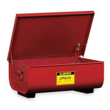 Justrite Rinse Tank, Steel, 11 gal, Red 27311