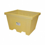 Enpac Storage Tote,Yellow,Solid,Polyethylene 1500-YE
