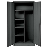 Hallowell Storage Cabinet,78"x36"x18",Black,4Shlv  855C18ME