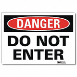 Lyle Danger Sign,10inx14in,Reflctv Sheeting U1-1032-RD_14X10