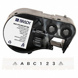 Brady Label and Ribbon Cartridge,Vinyl M4C-375-595-WT-BK