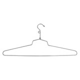 Econoco Shirt Hanger,Metal,19",Loop Hook,PK100 SLD/19-LH