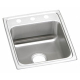 Elkay Sink,SS,17x20x6.5",Top LRAD1720653