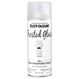 Rust-Oleum Frosted Spray Paint,Clear,Matte,11oz 342600