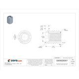 Manufacturer Varies Threaded Insert for Metal,PK5 319-M6-PK5