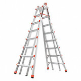 Little Giant Ladders Telescoping Stepladder,Aluminum,IA,15ft 10109