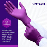 Kimtech Disposable Gloves,Nitrile,XL,PK90 62774