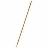 Quickie Broom Handle,Wood,60" L,3/4" dia.,Fixed  54102